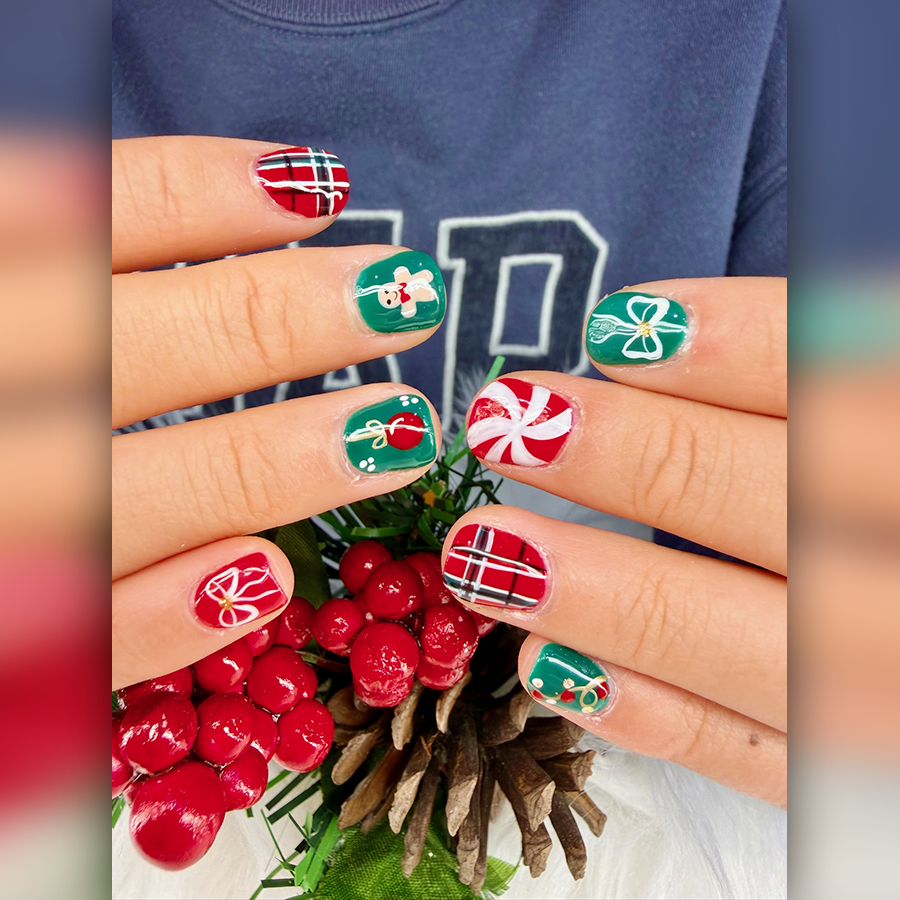 Christmas Nails at Nails Lux